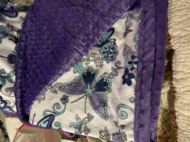 A purple blanket